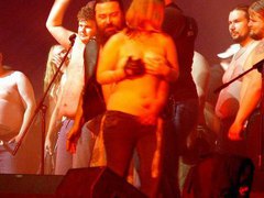 Public nudity on the bikeshow. Image 1
