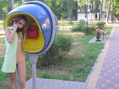 My sexy redhead exgirlgriend poses nude for my camera in several public places showing her tiny tits and shaved pussy. Image 5