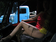 My exgirlfriend loved to expose her shaved pussy in public. Image 5