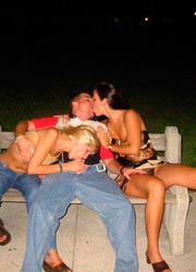Horny moms swinging with their neighbors Image 2