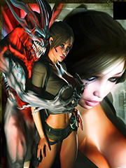 Crazy 3D monster