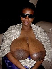 huge black boobs