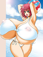 Busty hentai cum