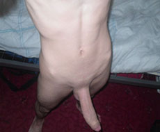 Masterbating cock