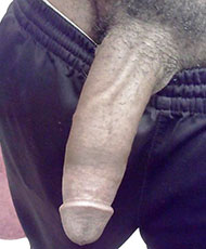 Huge uncut cock
