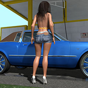 3D cartoon huge boobs