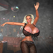 Big breast 3D toon
