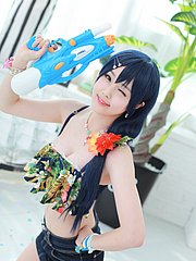 sexy cosplay girl