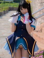 sexy cosplay girl