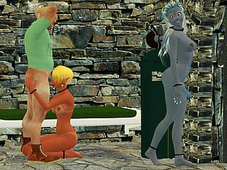 3D Monster Futanari Sample 3
