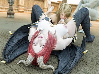 3D Monster Futanari Sample 2