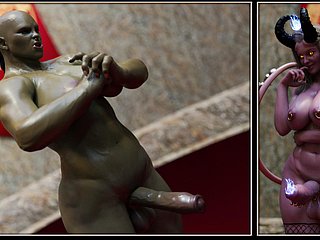 3D Monster Futanari Sample 4