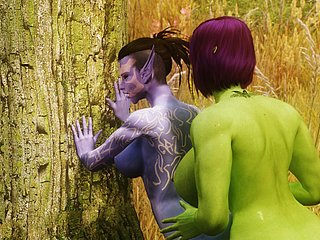 3D Monster Futanari Sample 4