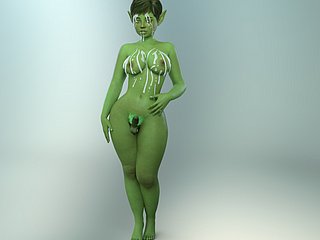 3D Monster Futanari Sample 6