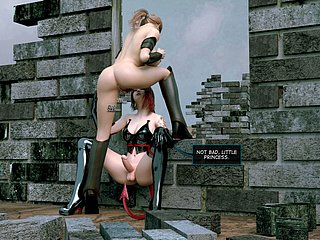 3D Monster Futanari Sample 3