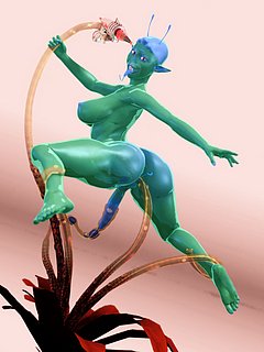 3D Monster Futanari Sample 1