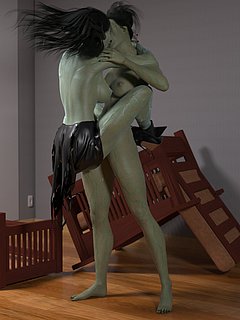 3D Monster Futanari Sample 3