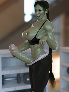 3D Monster Futanari Sample 6