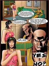 BDSM comics `My best student`, part 1