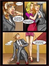 BDSM porn comics `A New Secretary`, part 1