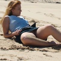 Youll want to lick the screen when you see these naked sunburned pussies