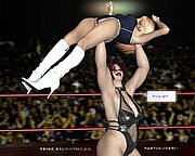 3D Female Wrestling