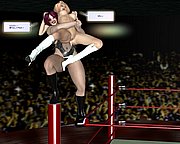 3D Female Wrestling