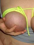 tits in pain