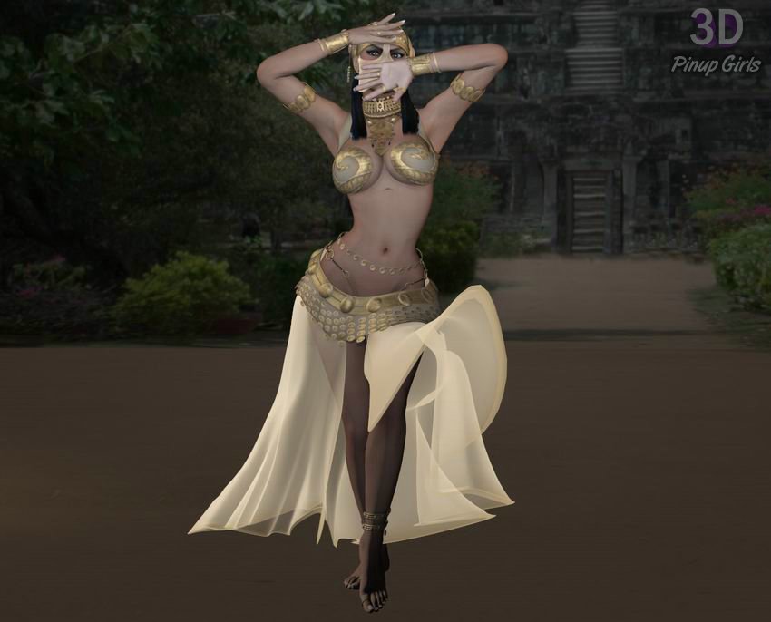 850px x 686px - Seductress Salome 3D Belly Dancer