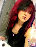 Red hair emo girl