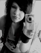 Black and White emo photo
