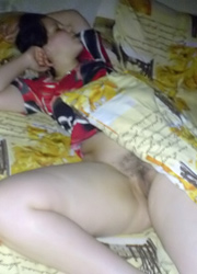 A wholly naked drunk slut gives her ass Image 2