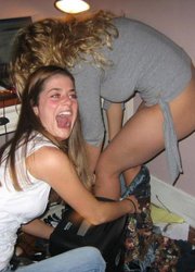 Drunk chicks get naked to fuck at wild sex orgy party in California Image 3